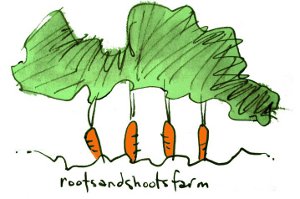 Roots and Shooots Farm Logo